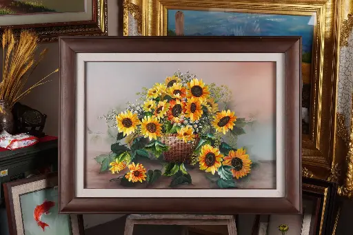 Giỏ hoa Hướng Dương